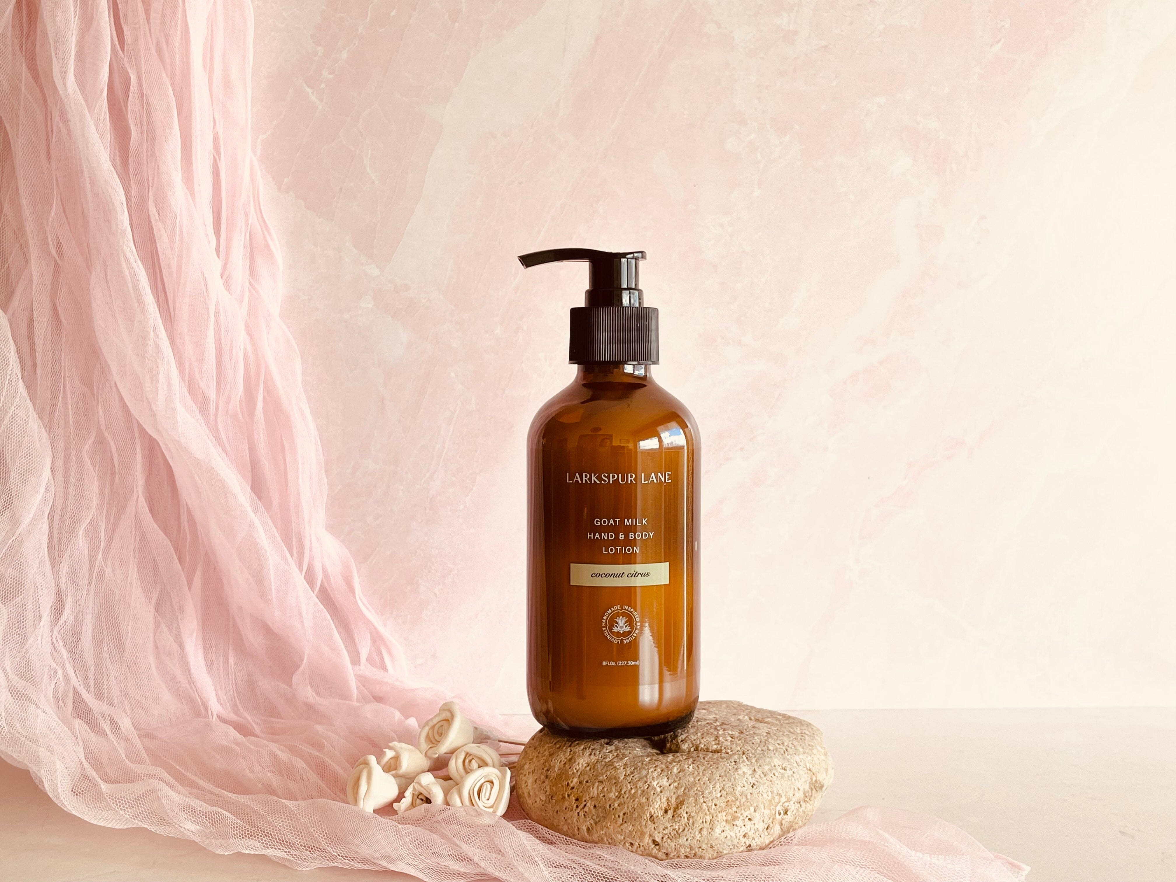 Coconut Citrus Goat Milk Hand & Body Lotion LarkspurLaneSoapsandsundries