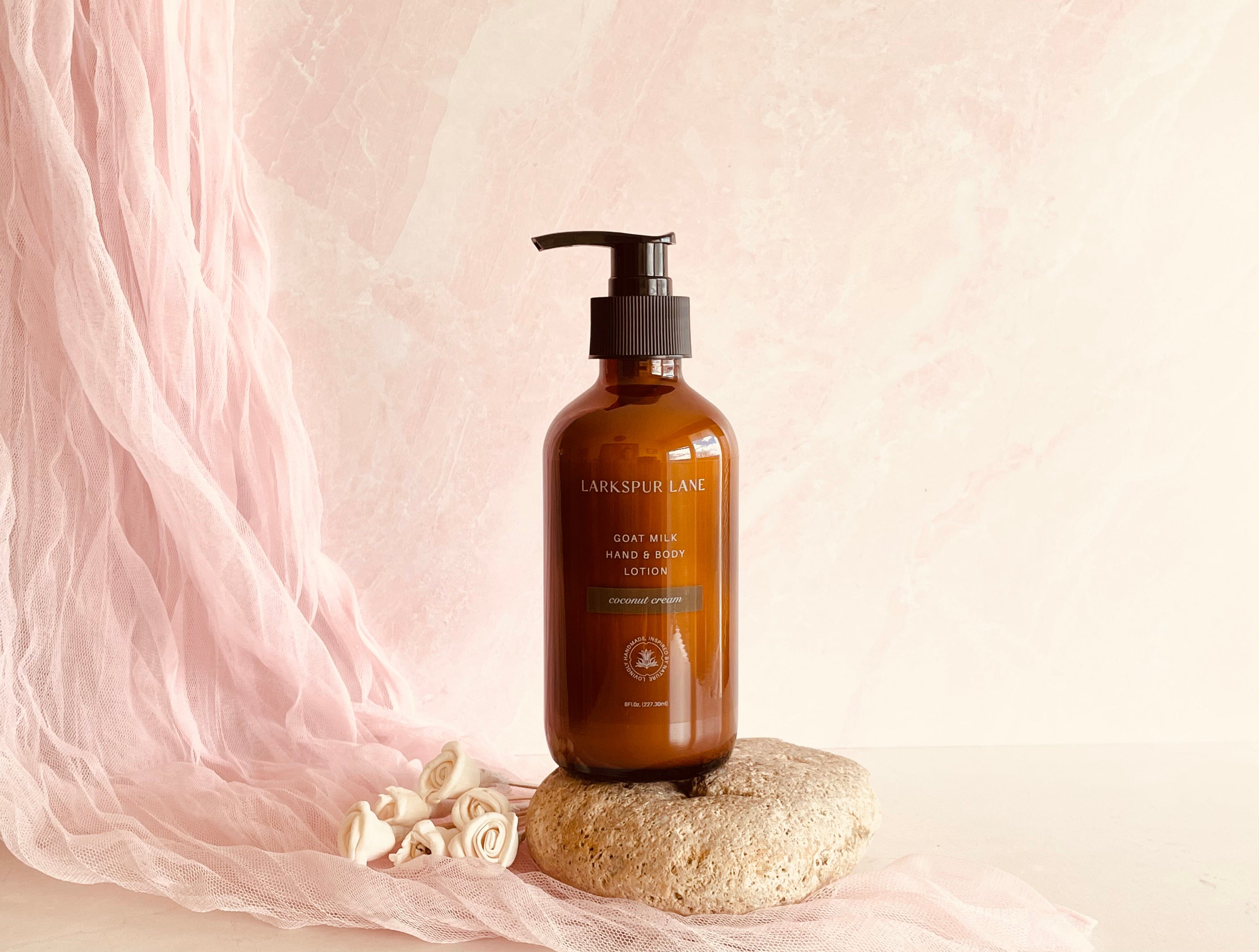 Coconut Cream Goat Milk Hand & Body Lotion LarkspurLaneSoapsandsundries
