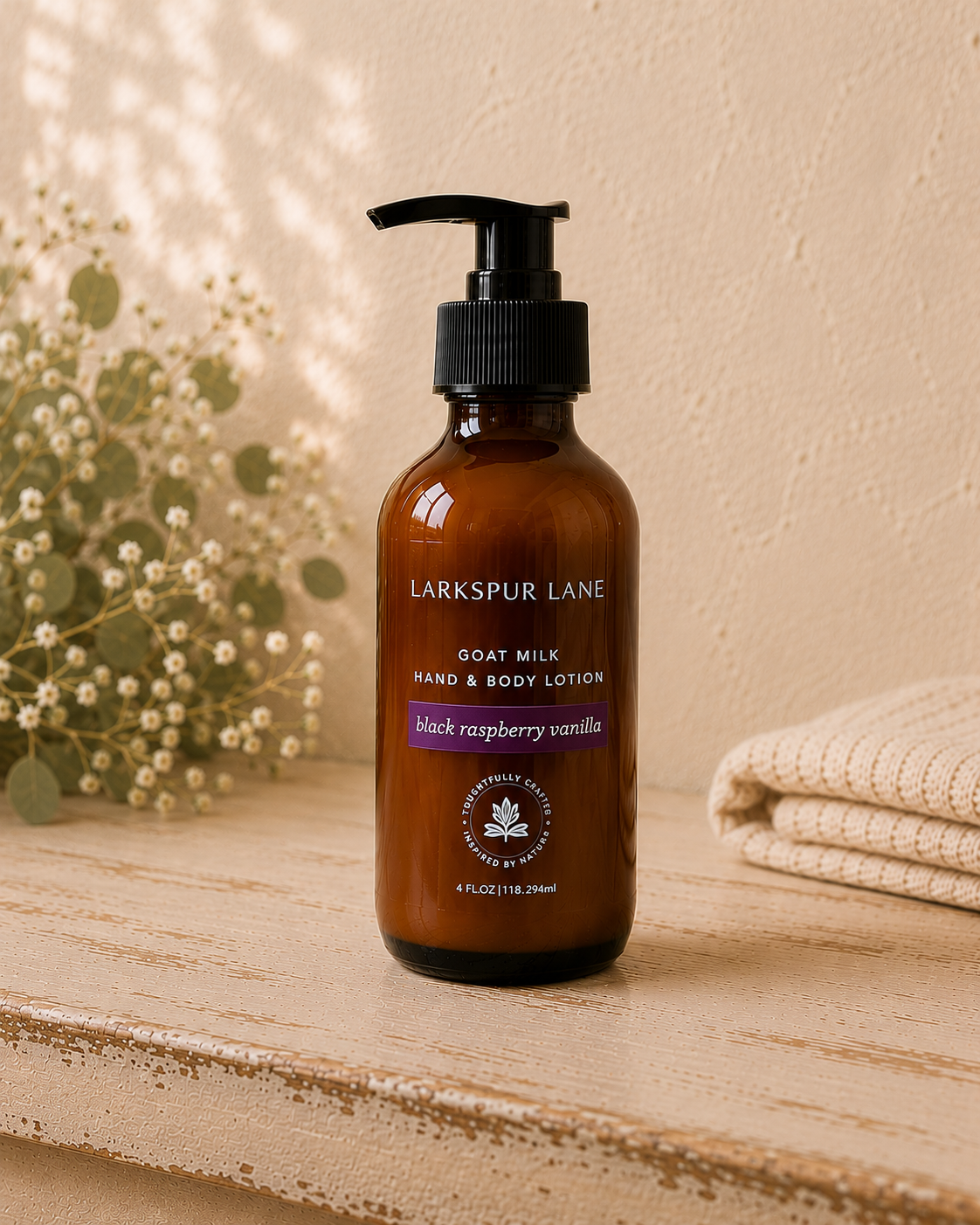 Black Raspberry Vanilla Goat Milk Hand & Body Lotion