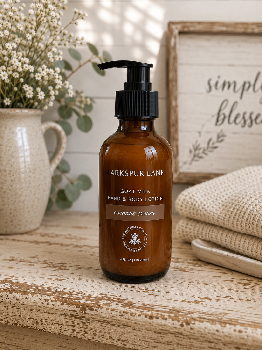 Coconut Cream Goat Milk Hand & Body Lotion