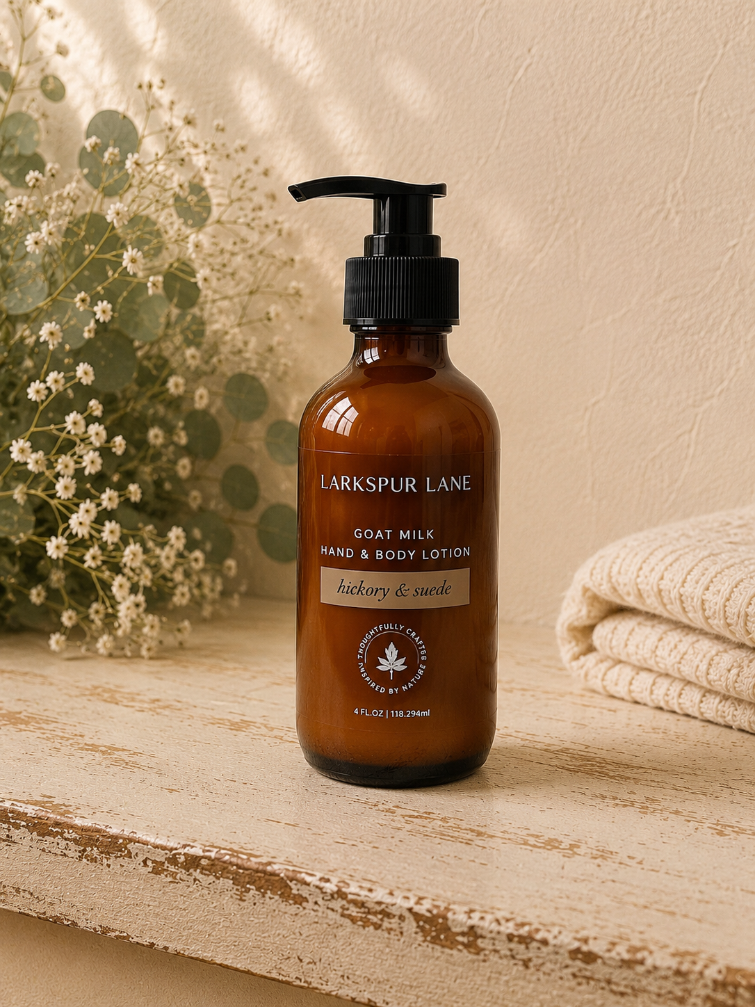 Hickory & Suede Goat Milk Hand & Body Lotion