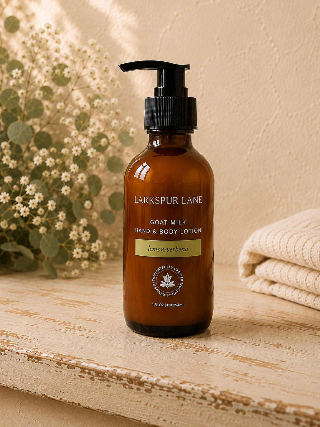Lemon Verbena Goat Milk Hand & Body Lotion