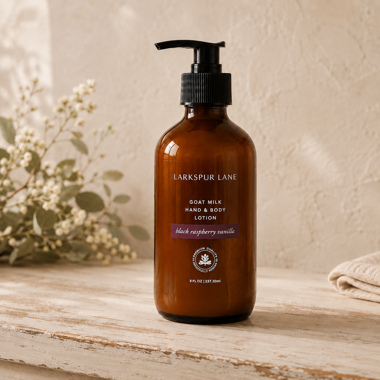 Black Raspberry Vanilla Goat Milk Hand & Body Lotion