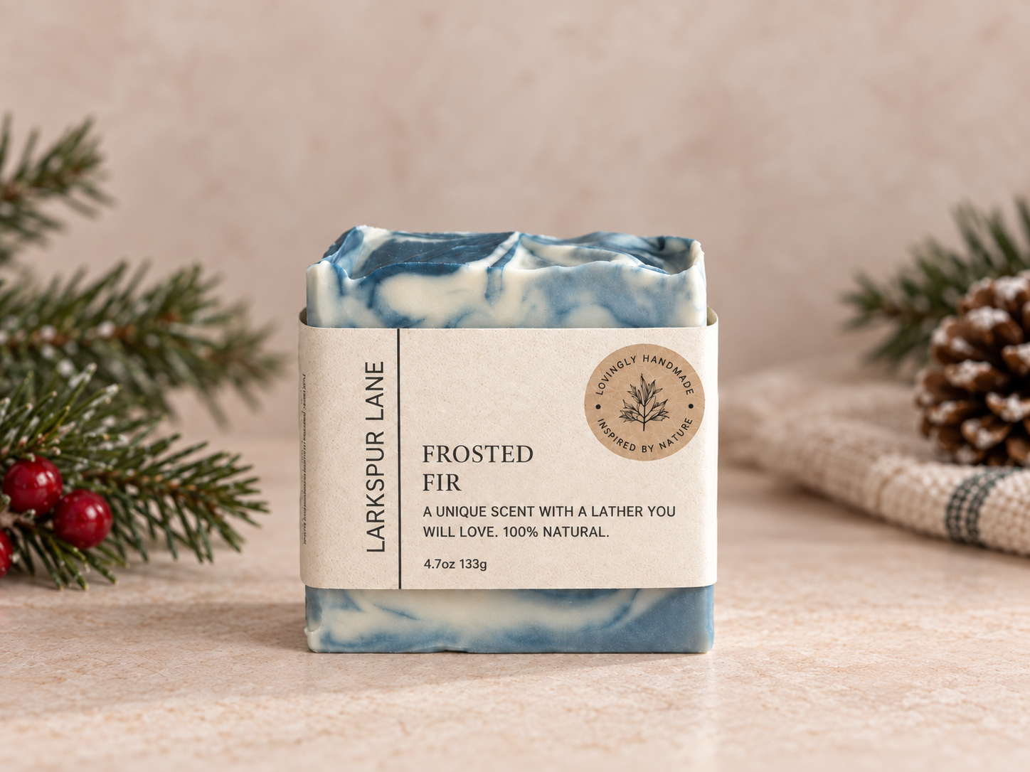 Frosted Fir Handmade Cold Process Soap