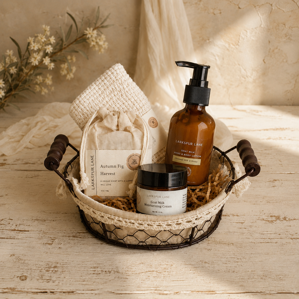 Goat Milk Skincare Gift Basket