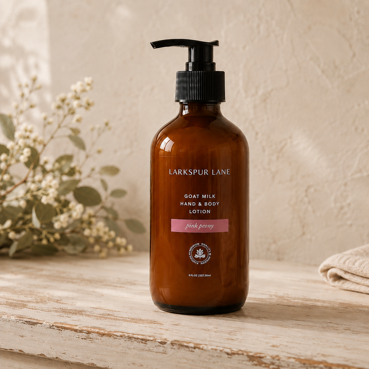 Pink Peony Goat Milk Hand & Body Lotion