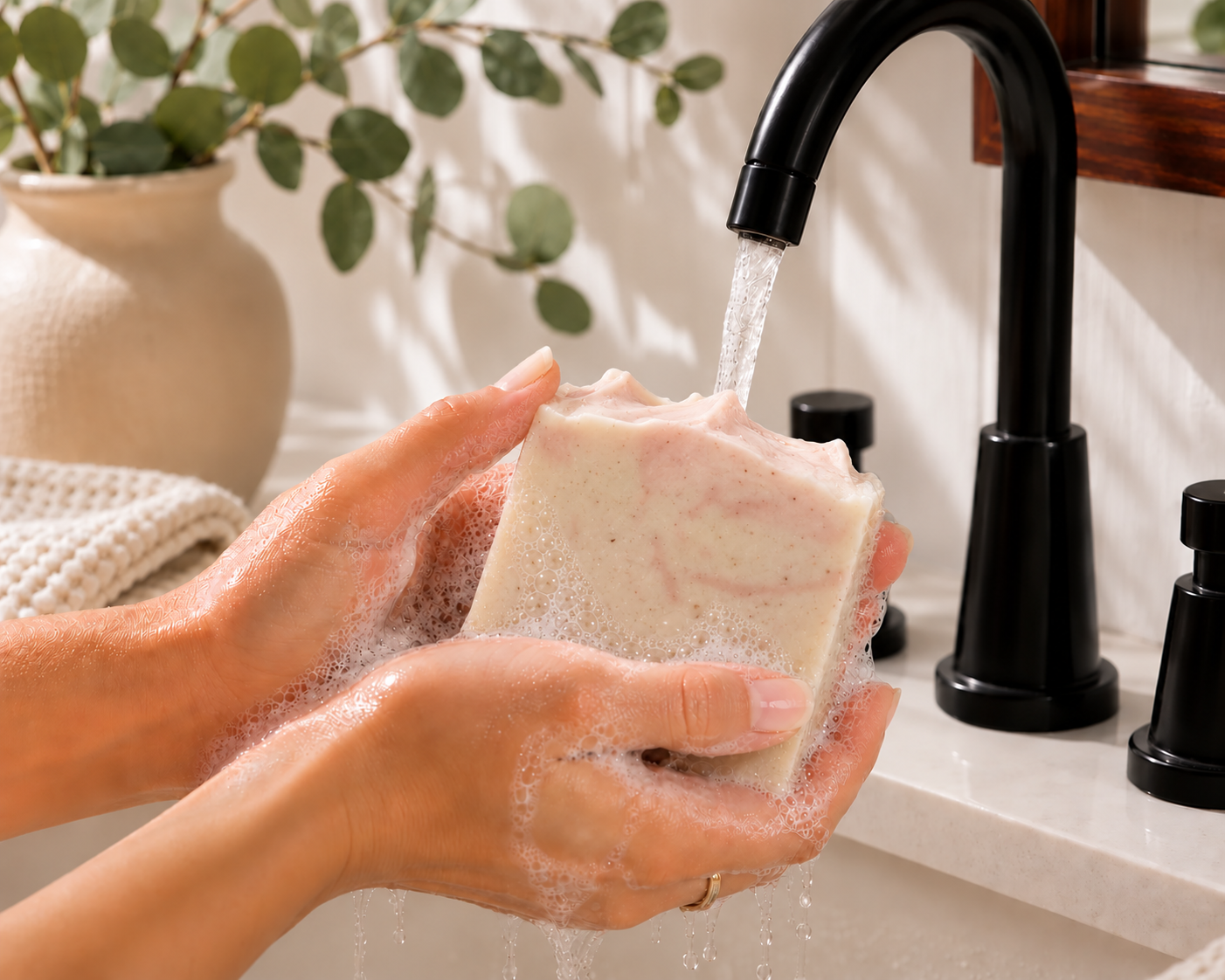 Pink Peony Handmade Cold Process Soap